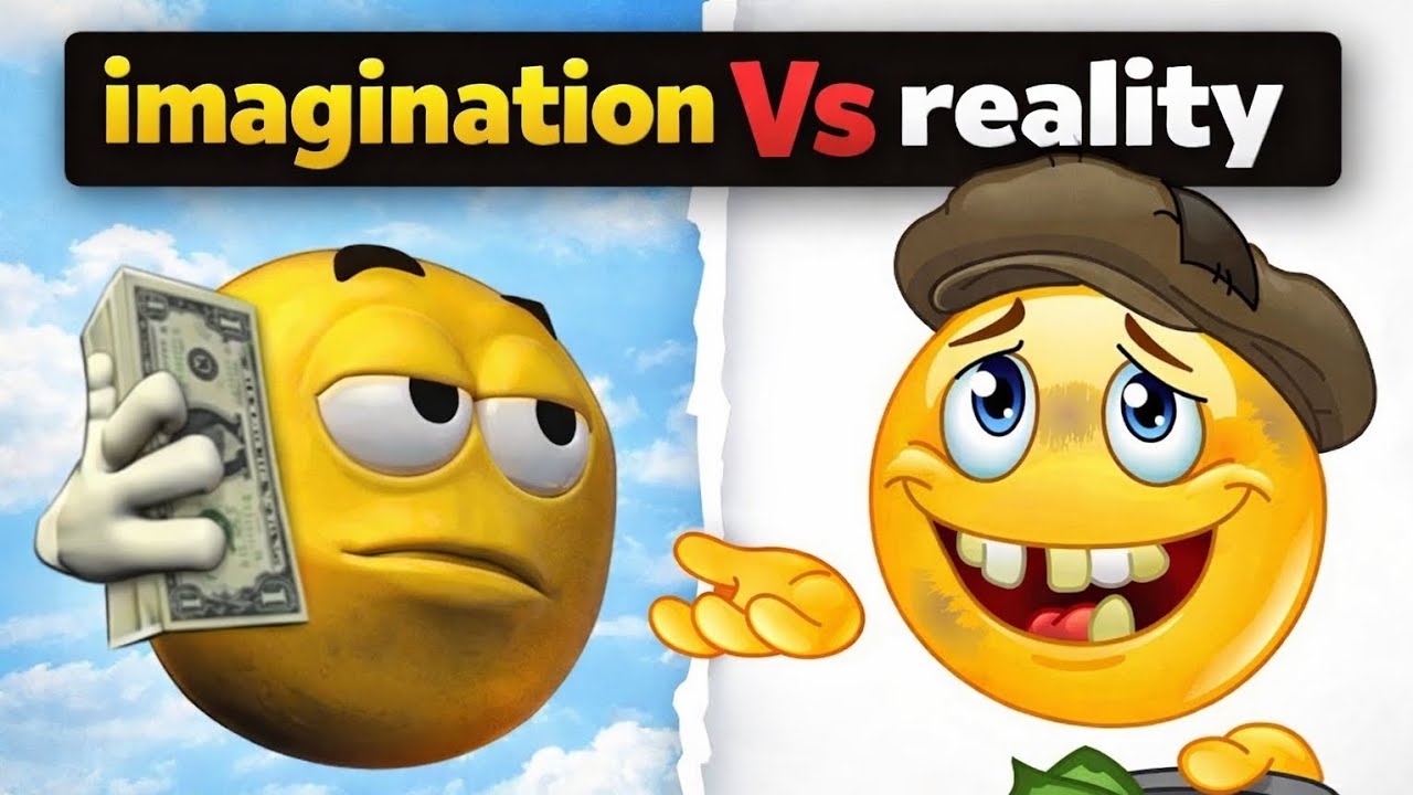 💲Imagination Vs reality🪰