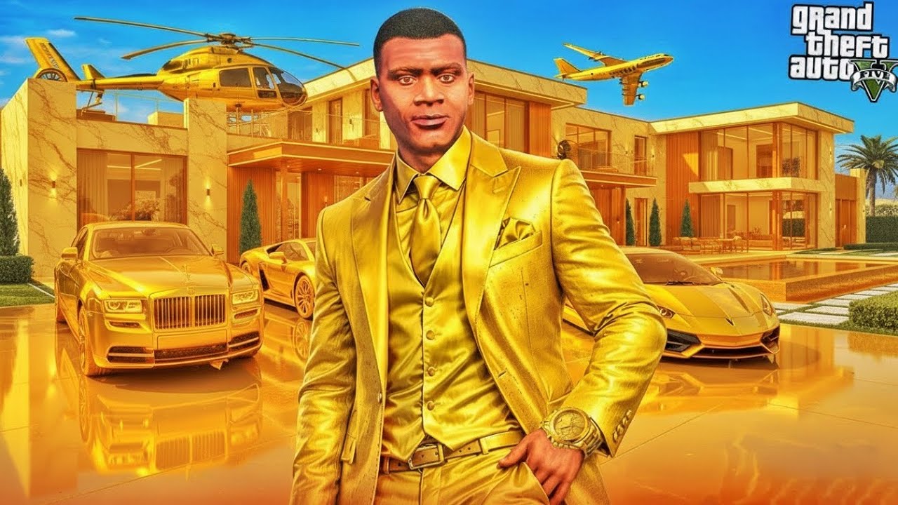 Franklin Shinchan Becomes Billionaire  in GTA 5 | Bangla Gameplay