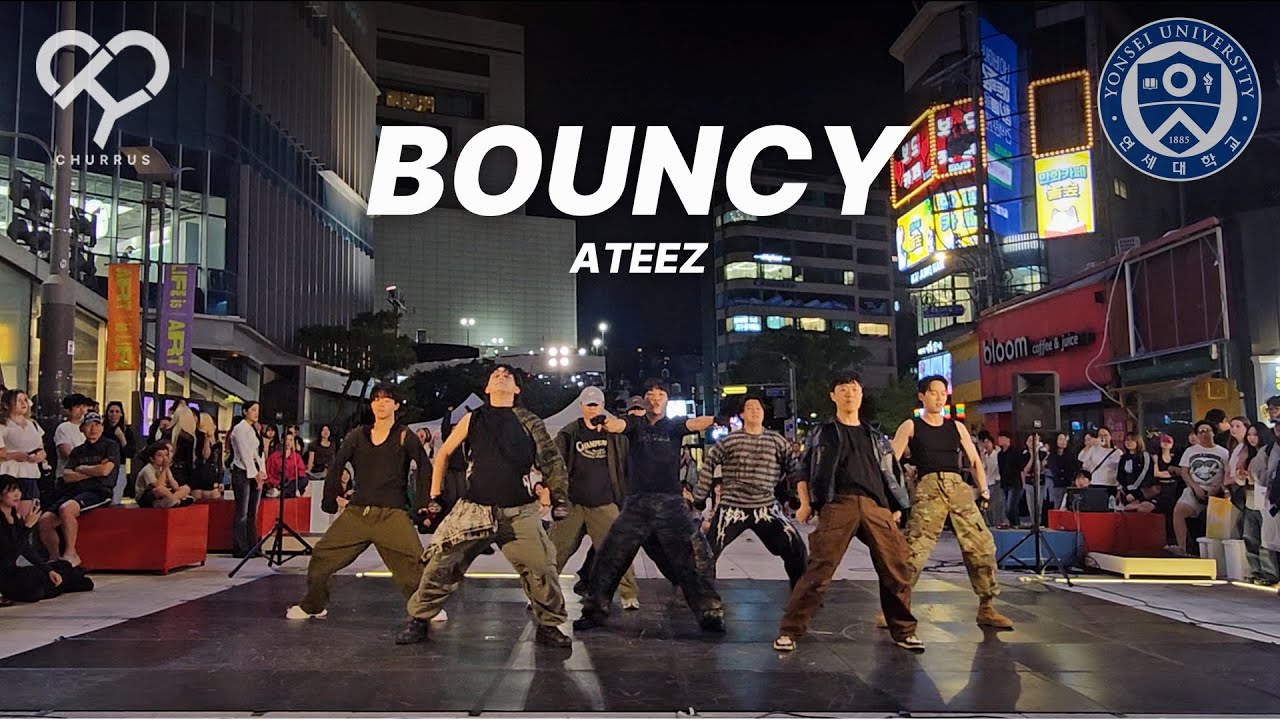 [2025 연고전 연합 버스킹] ATEEZ(에이티즈) - BOUNCY | 연세대학교 댄스동아리 츄러스 | K-POP 커버댄스