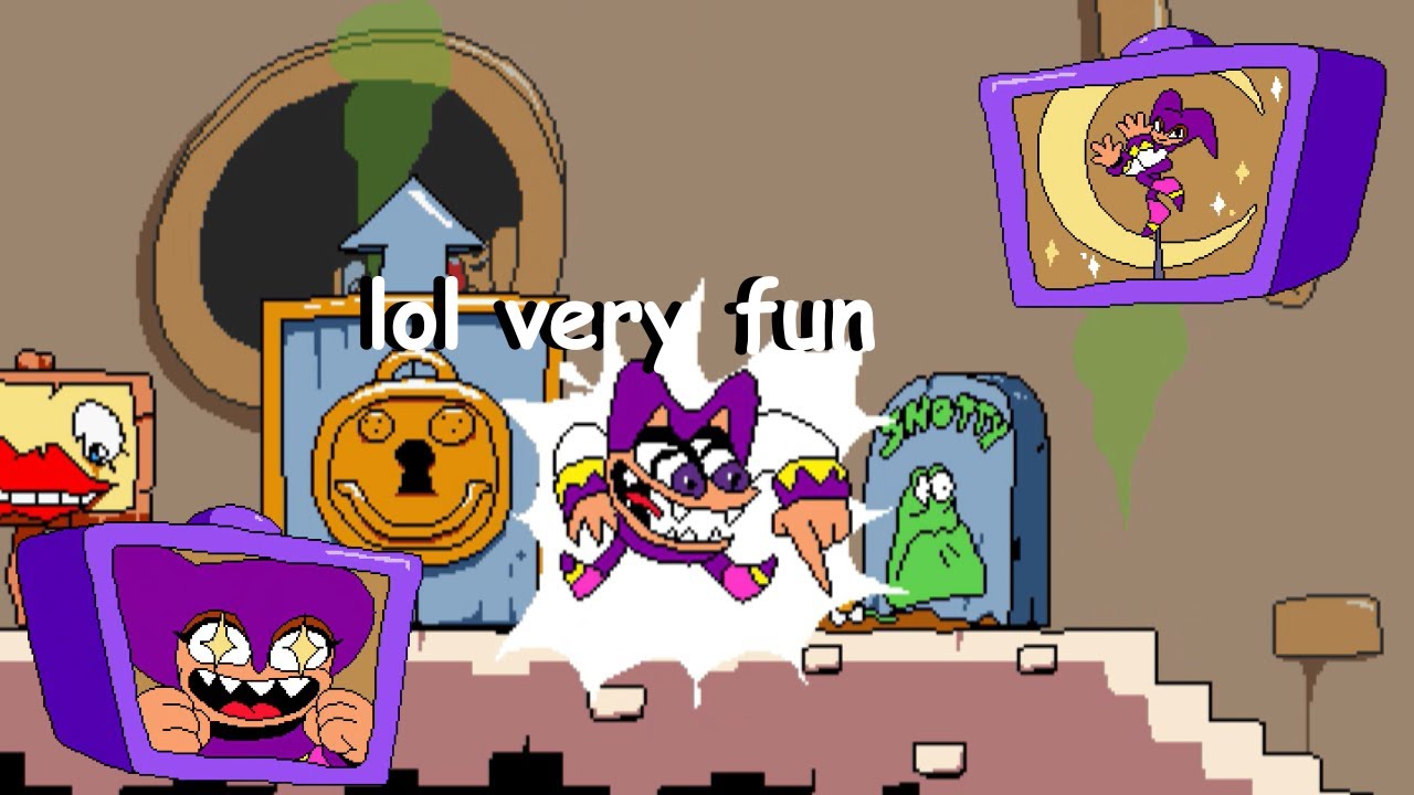 Nights Into Tower | Pizza Tower Nights Mod Full Game (All Treasures) | Mod by @JQBUNI