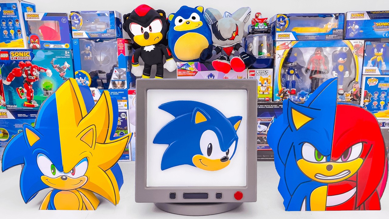 Unboxing Sonic The Hedgehog Toys Collection 📺 Sonic in TV