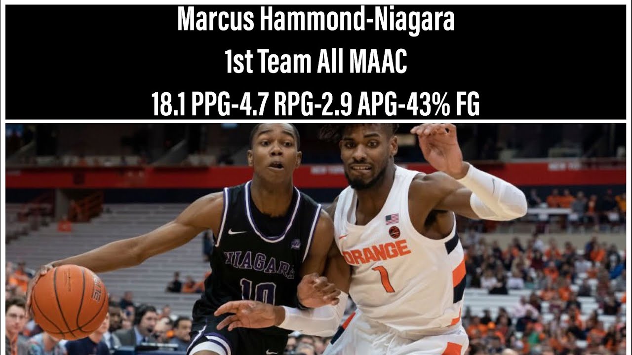 Marcus Hammond Senior Season Highlights Niagara-21-22 Season