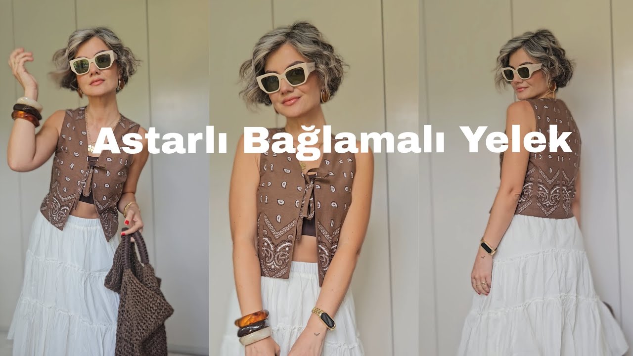 Astarlı Bağlamalı Yelek