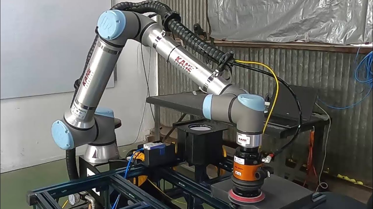 Auto Media Changer for ATI's AOV-10 Robotic Orbital Sander