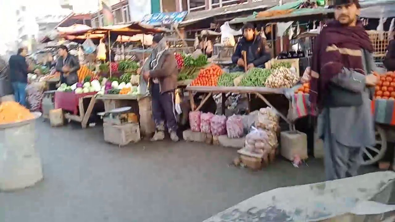 VEGETABLE MARKET AFGHANISTAN - 2019