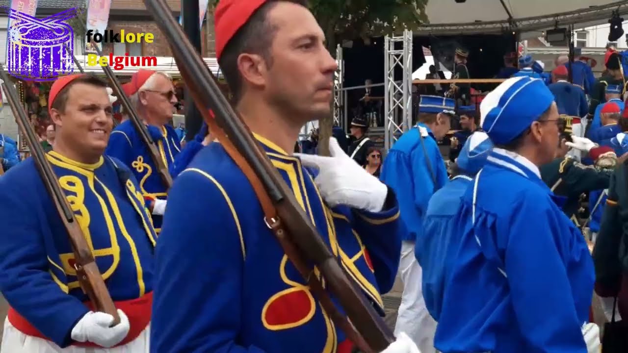madeleine jumet 2022 - kiosque - vaillants bleus, tirailleurs algériens, 1er régiments d guides 1910