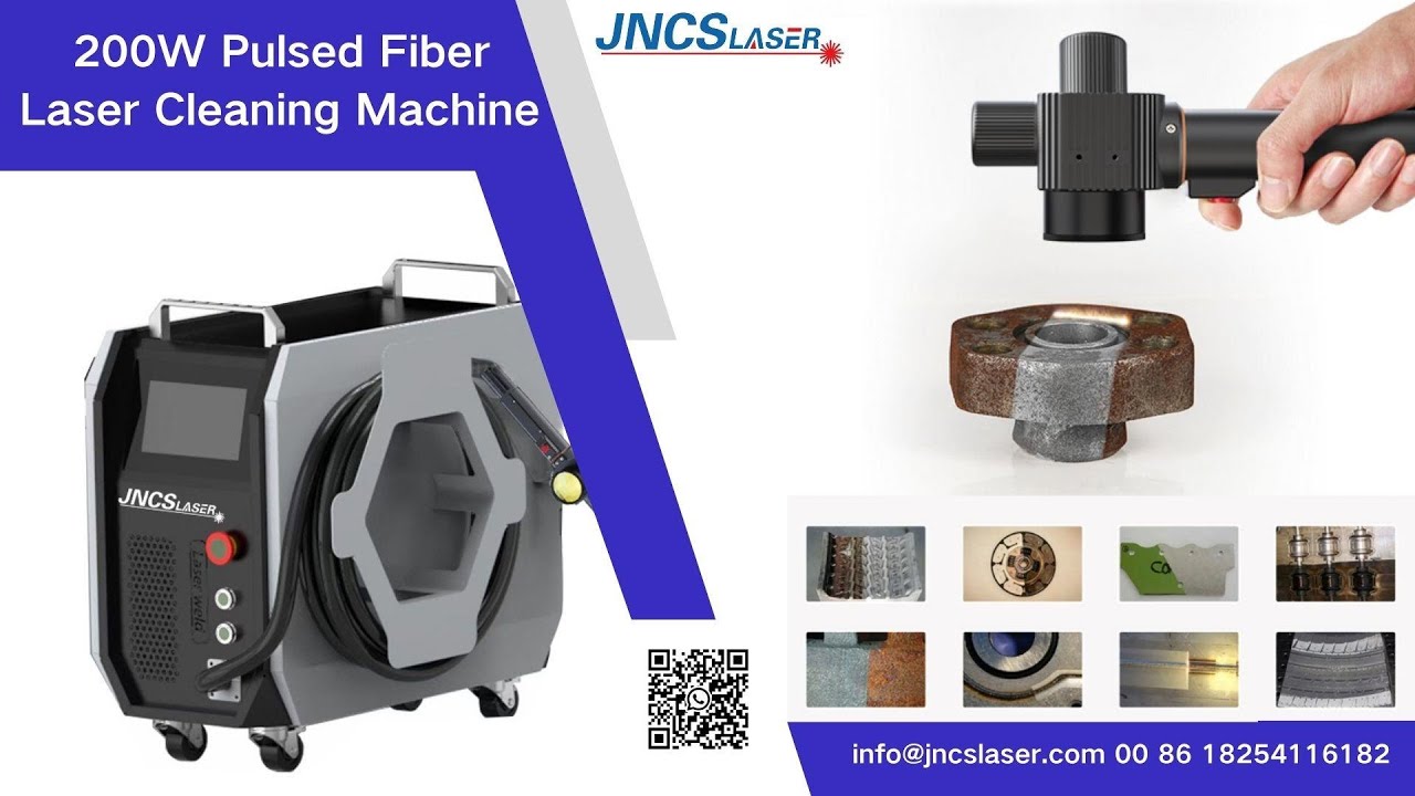 200W pulse fiber laser cleaning machine rust removal machine