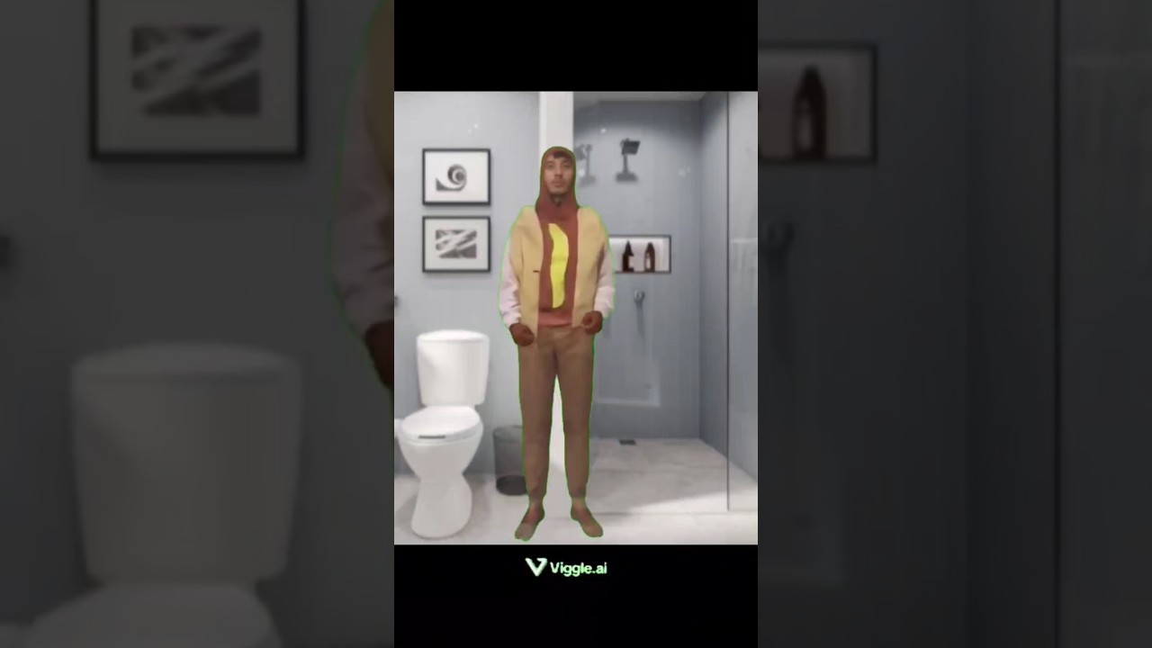 maau en el baño 