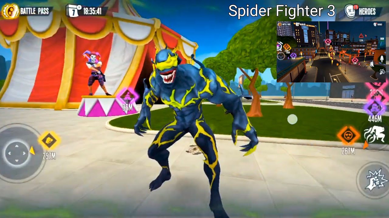 Joker vs Spider Fighter 🎪🎪