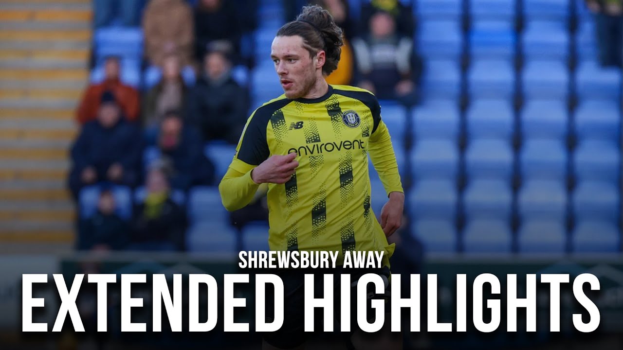 Shrewsbury Town 1-0 Harrogate Town Extended Highlights