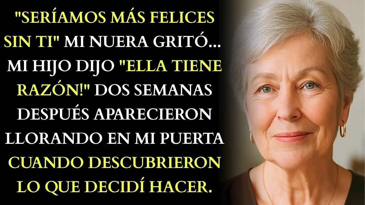 Seríamos Más Felices Sin Ti Mi Nuera Gritó, Mi Hijo Dijo Que Ella Tenía Razón, Así Que Yo