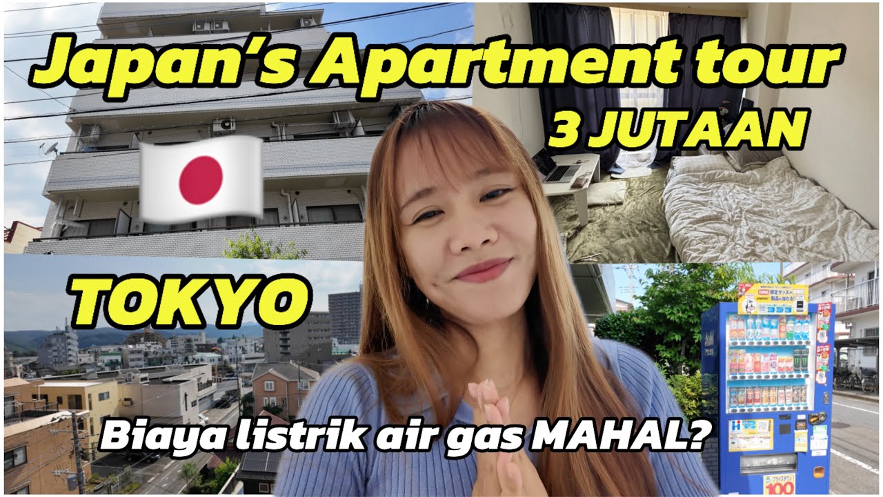 🇯🇵 ROOM TOUR APARTMENT / APATO 3 JUTAAN DI TOKYO JEPANG 🇯🇵 TAGIHAN LISTRIK AIR GAS MAHAL GA?!