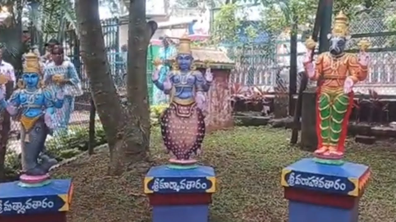 Dashavatara Tirupati Temple Gordan God Idols