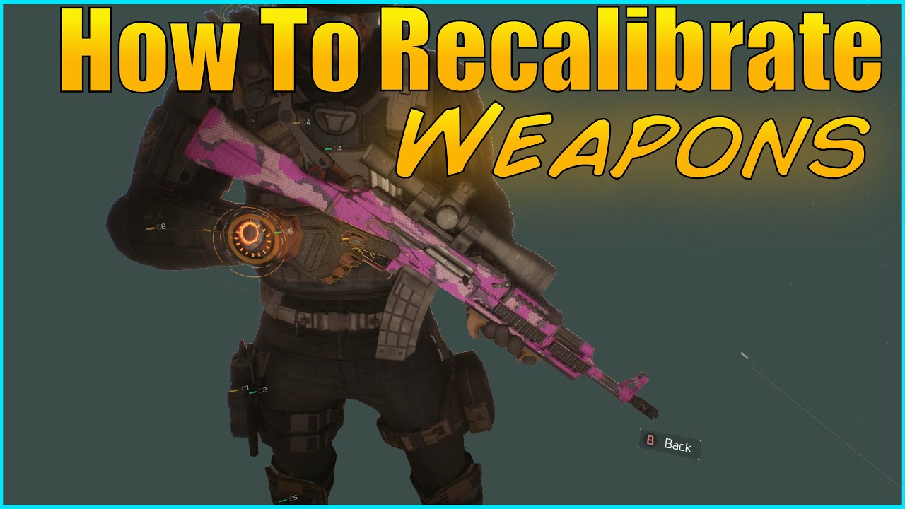 The Division - How To Re-calibrate Weapons And Get Weapon Kits! 1.3 Underground Update DLC