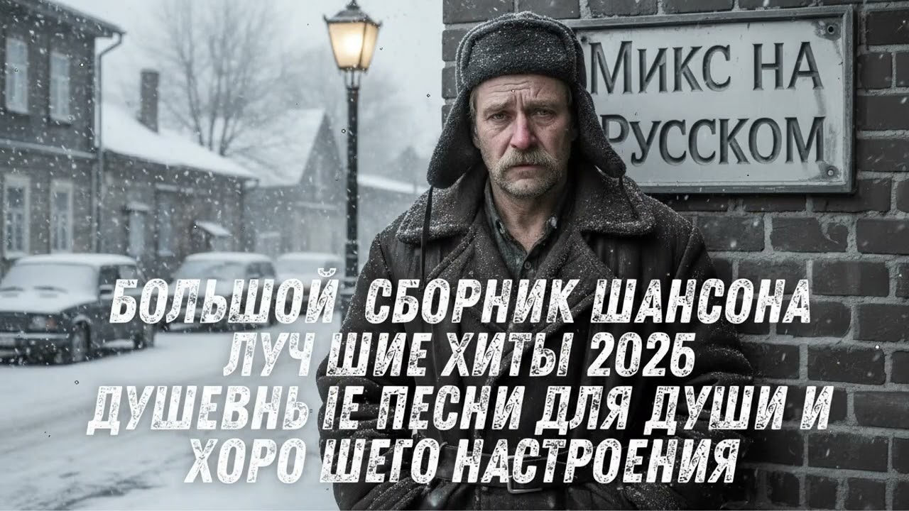 ❄️ Душевный зимний шансон – лучшие песни для грустных мыслей и воспоминаний