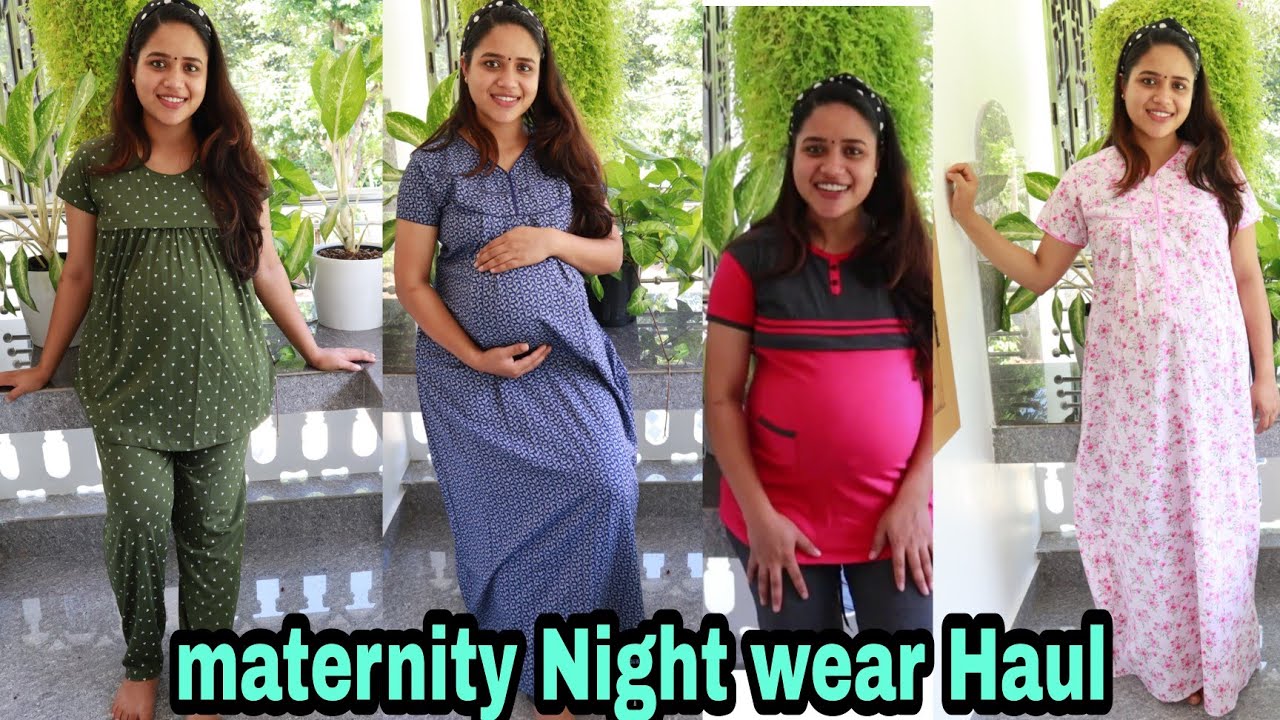 Maternity night wear & Feeding wear Dress //Amazon night wear Haul //Malayalam/Saranya'sbeautyVlogs