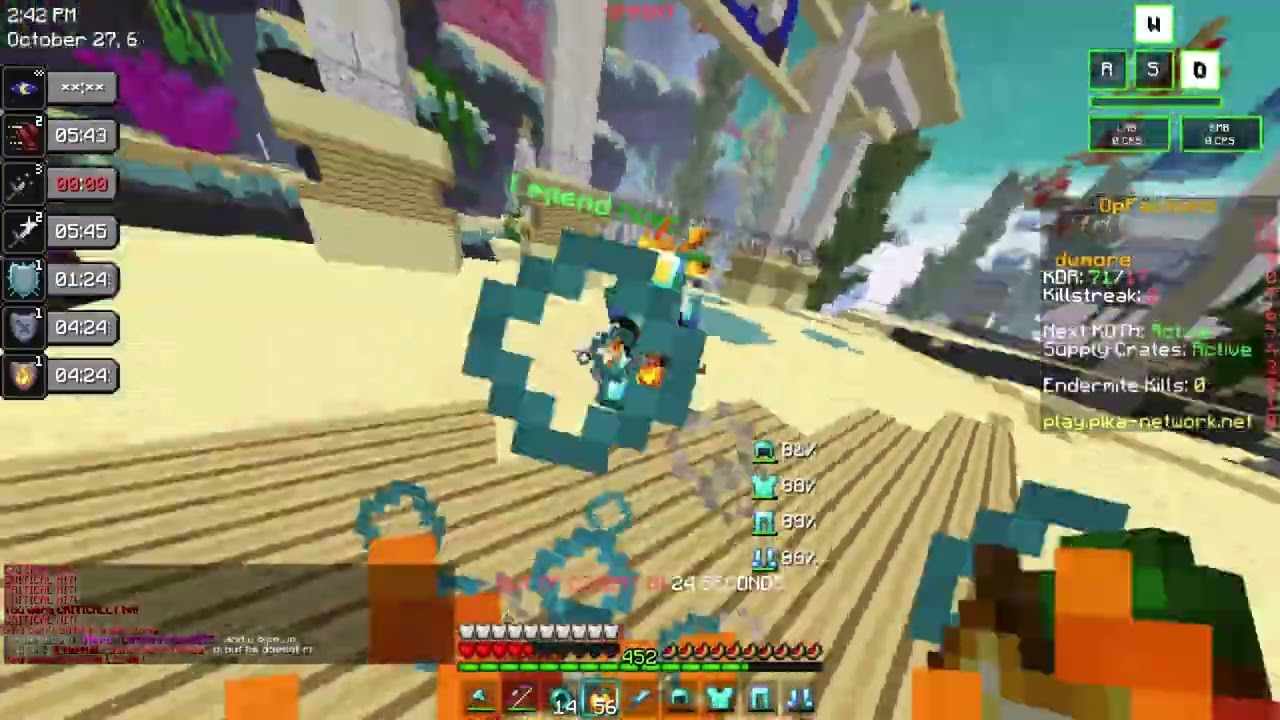 Minecraft Pika Network Stopped lagging for a second!!!