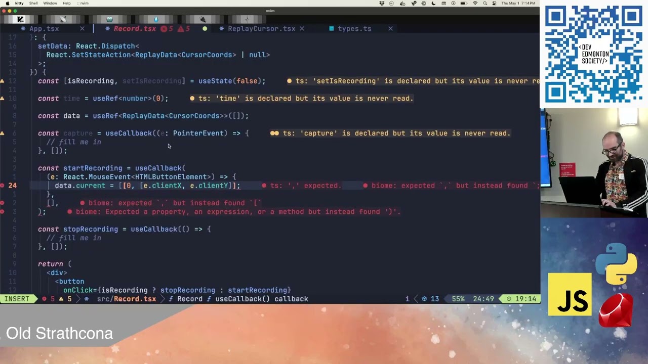 Building an Interactive Video Player in React • May 2025 Python Ruby JS