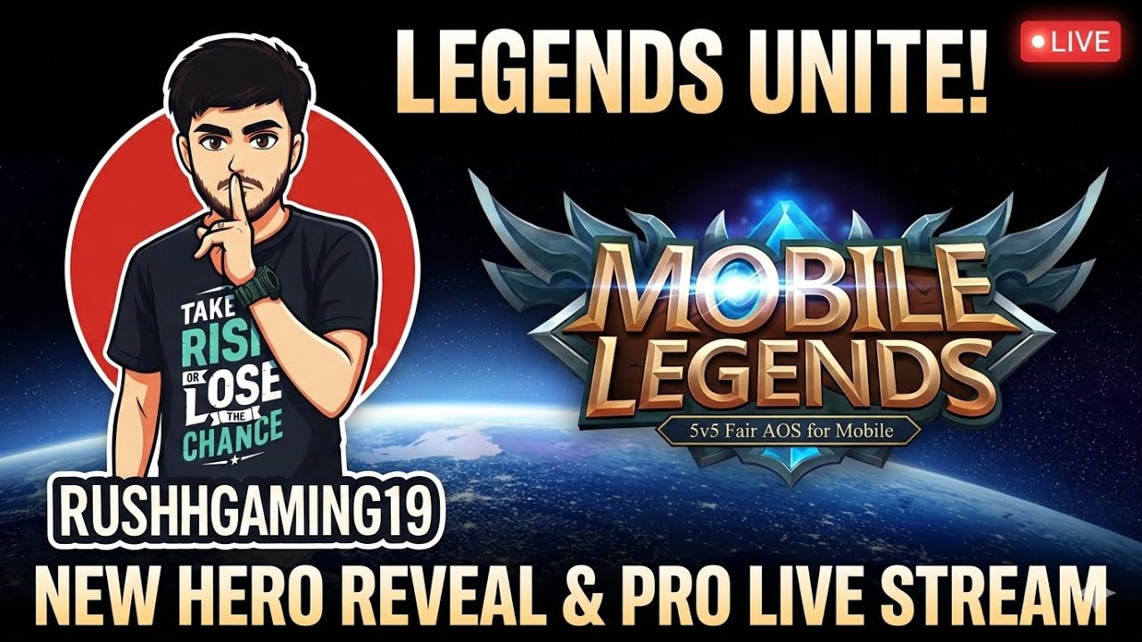 Mobile Legends Live | First Time With Face Cam | Rushhgaming19