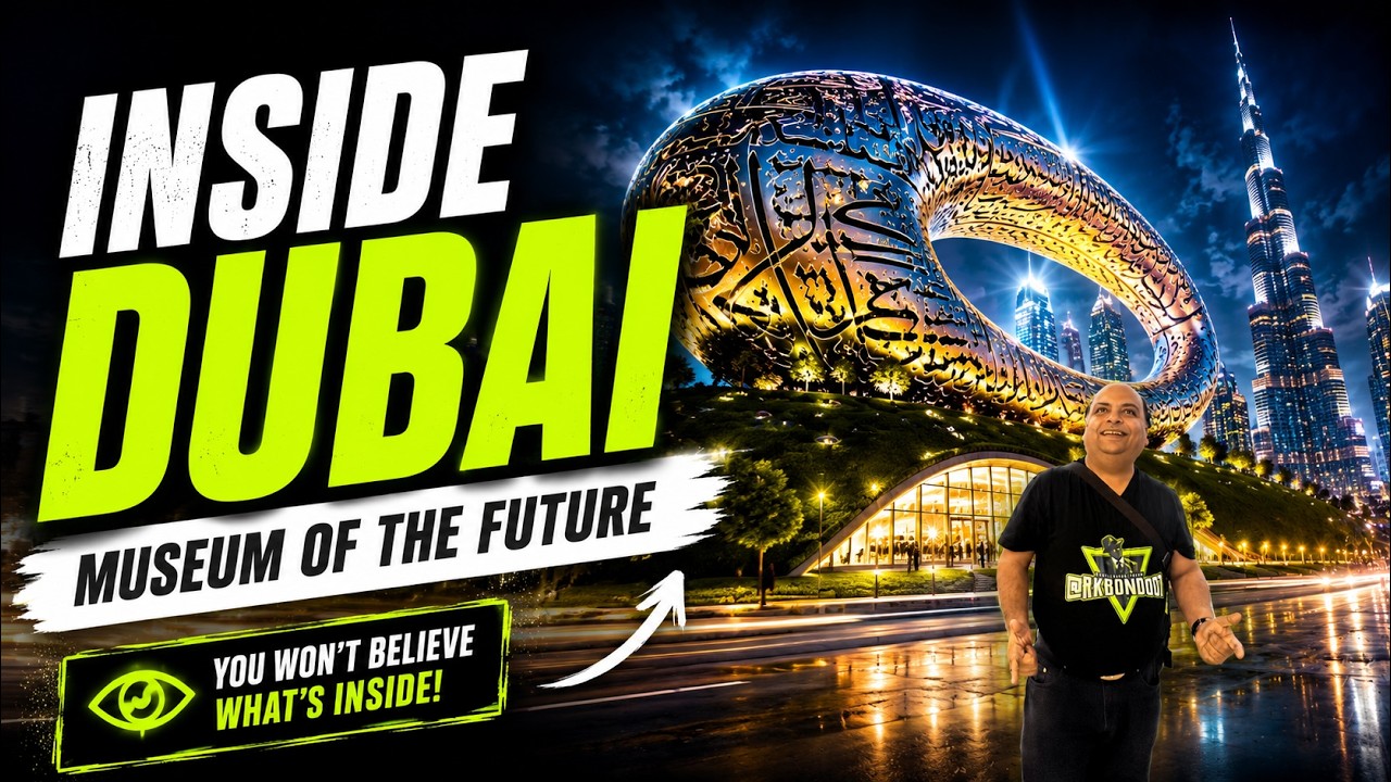 INSIDE AMAZING DUBAI MUSEUM OF THE FUTURE - The Most Advanced Museum You've EVER Seen!