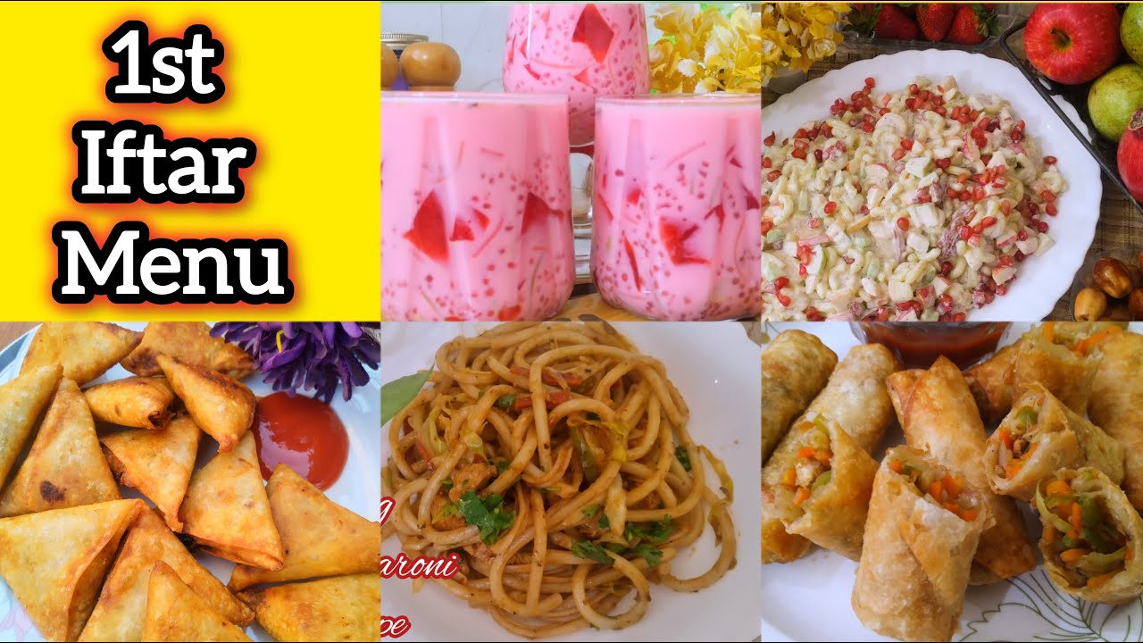 First Iftar Complete Menu Recipes 2024 | Iftar Menu Ideas