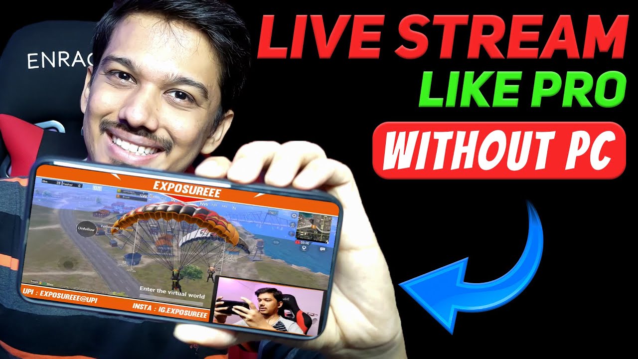 Pro Live Stream From Mobile | Add Facecam & Overlays Without PC [Hindi]