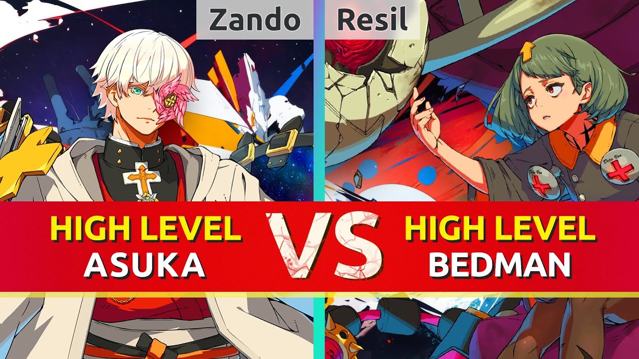 GGST ▰ Zando (Asuka) vs Resil (Bedman). High Level Gameplay