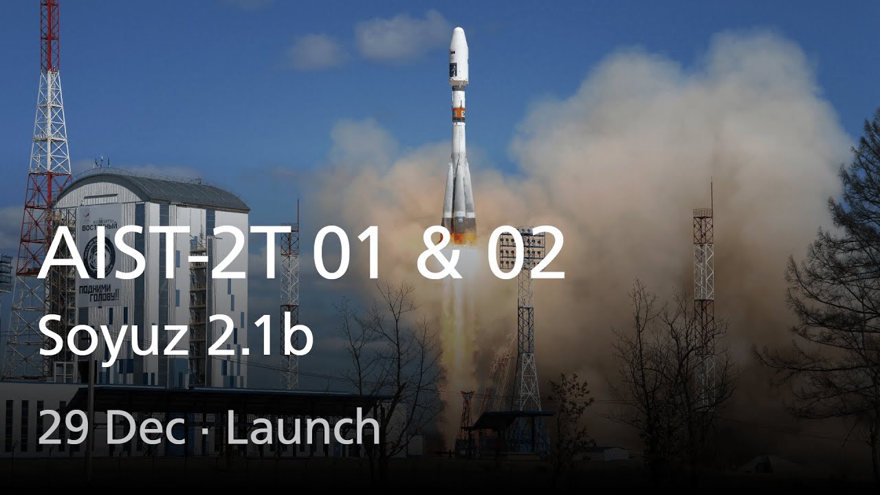 Live: Soyuz 2.1b AIST-2T 01 & 02 Launch (No Commentary)