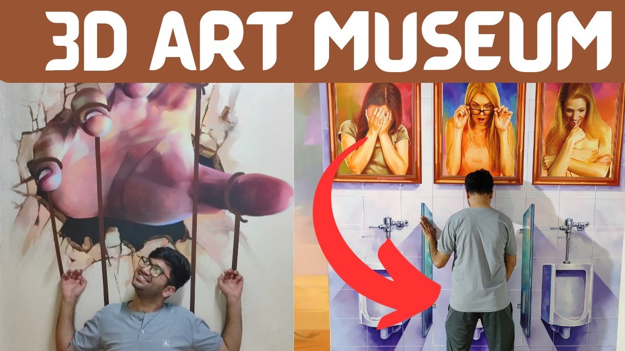 सिर्फ 50 में amazing photos 😍😍 | India's First 3D Click Art Museum In Delhi | Adventure Island