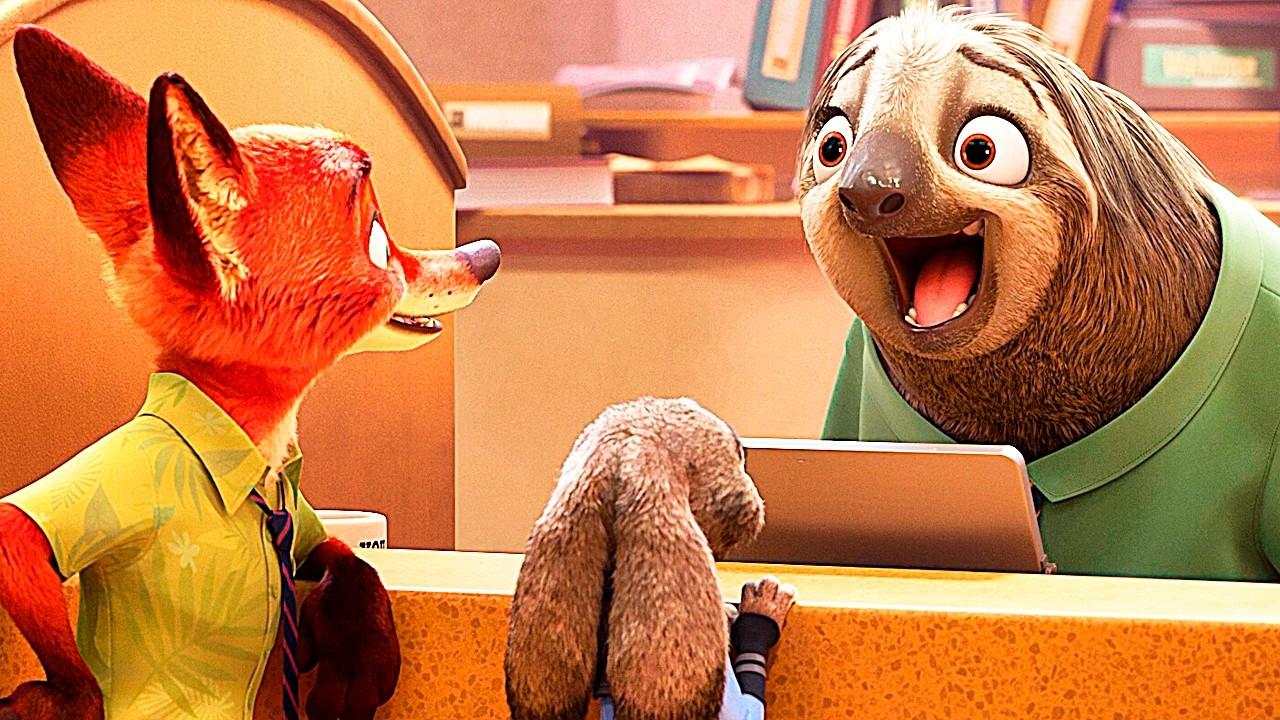 Zootopia 1 & 2 | Judy Meets Flash The Sloth Scene Recap | Marsh Market