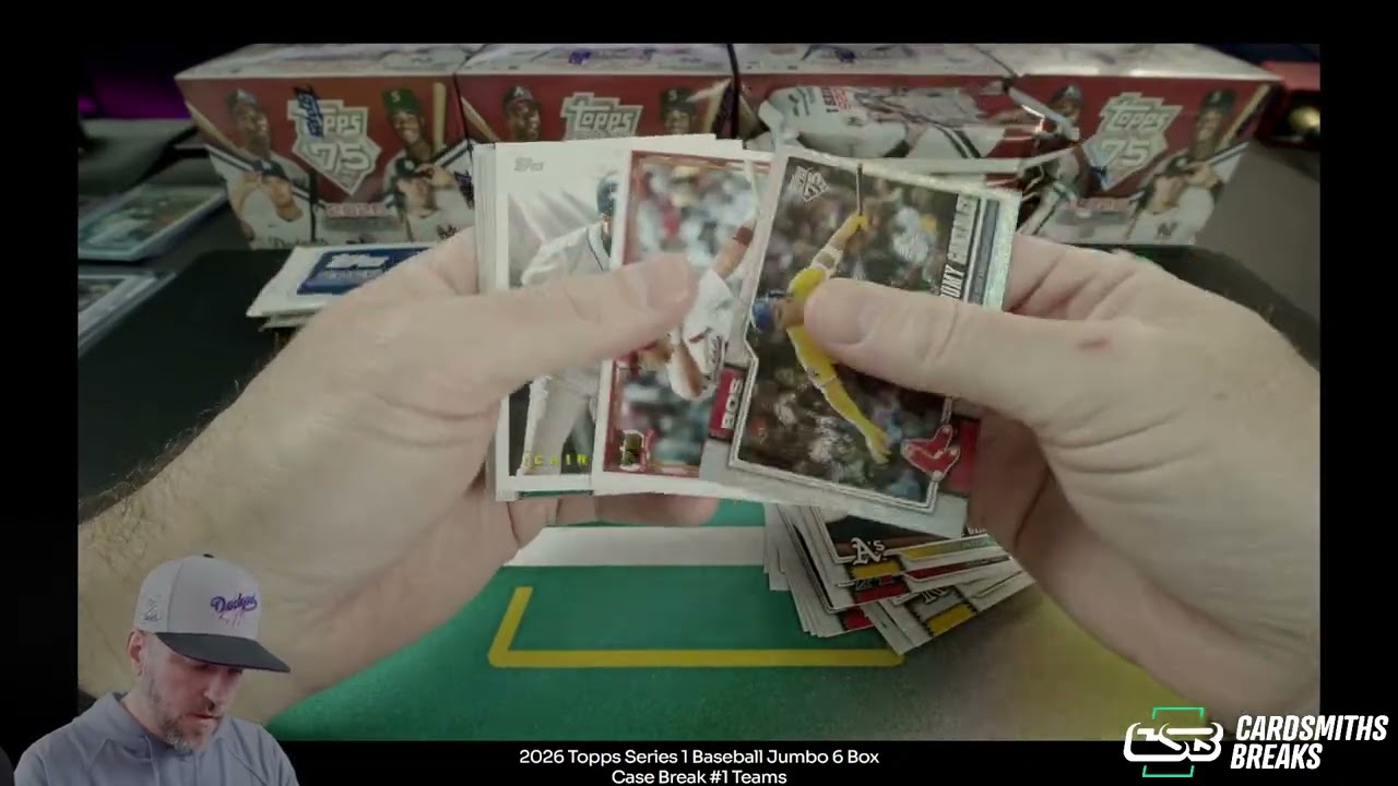 2026 Topps Series 1 Baseball Jumbo 6 Box Case Break #1