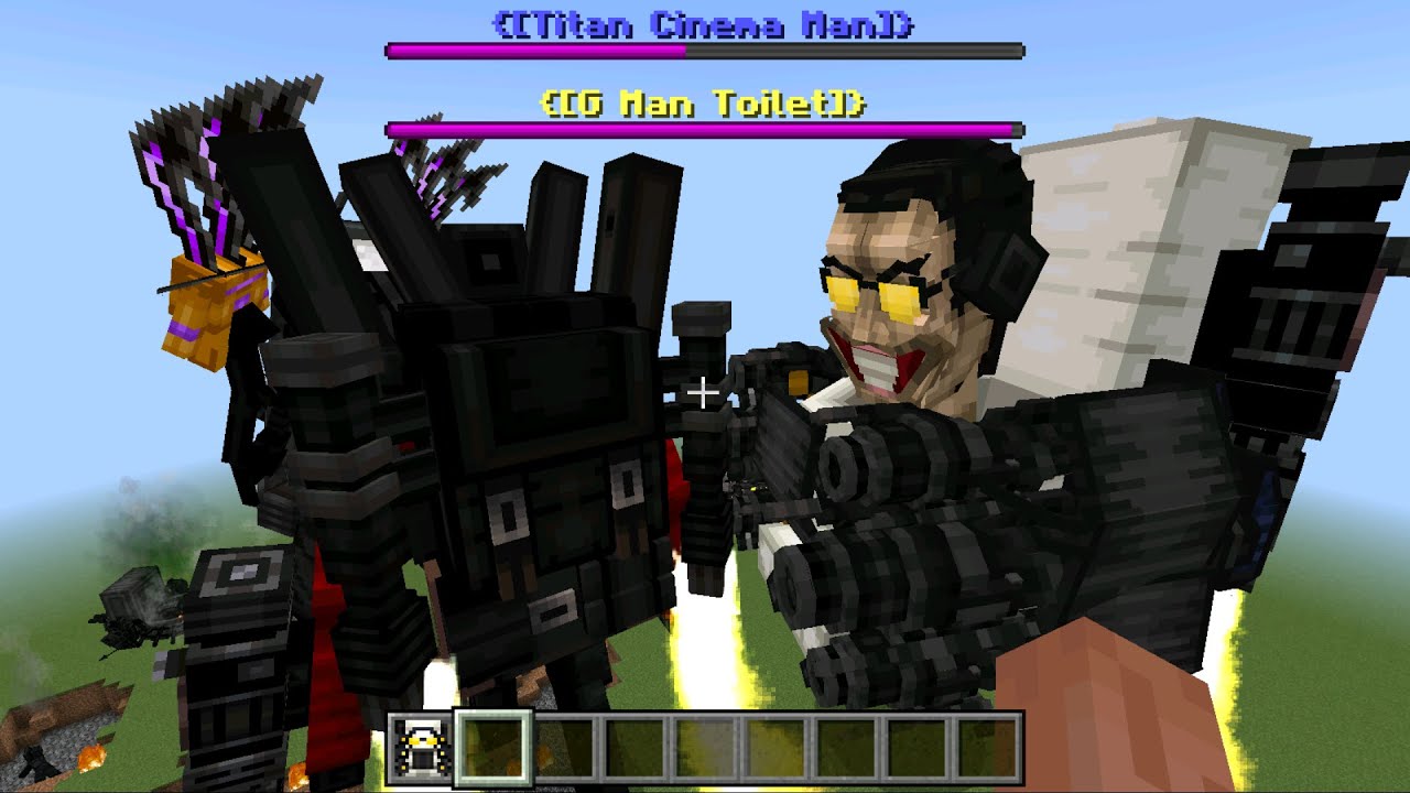 Skibidi Toilet ADDON by GOJIDRAW in Minecraft PE