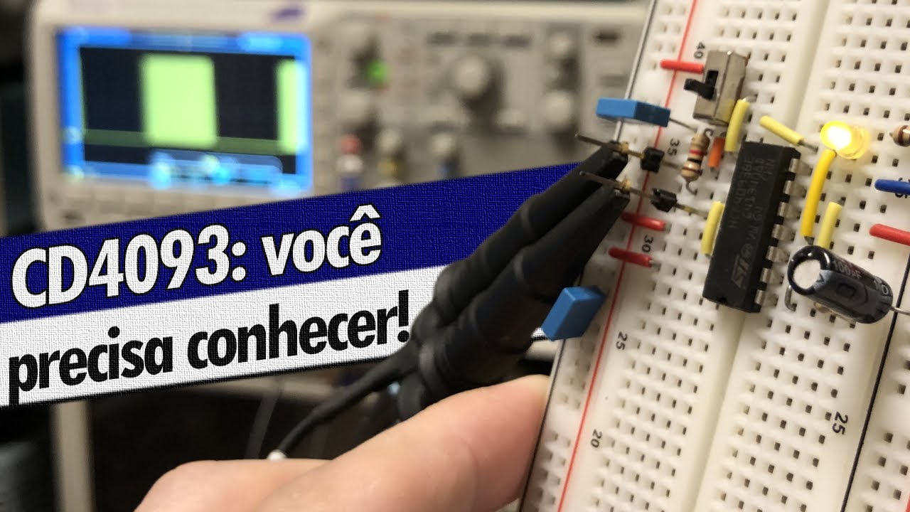 4093: O CMOS INDISPENSÁVEL E LEGENDÁRIO, MAIS UM CORINGA DA ELETRÔNICA!