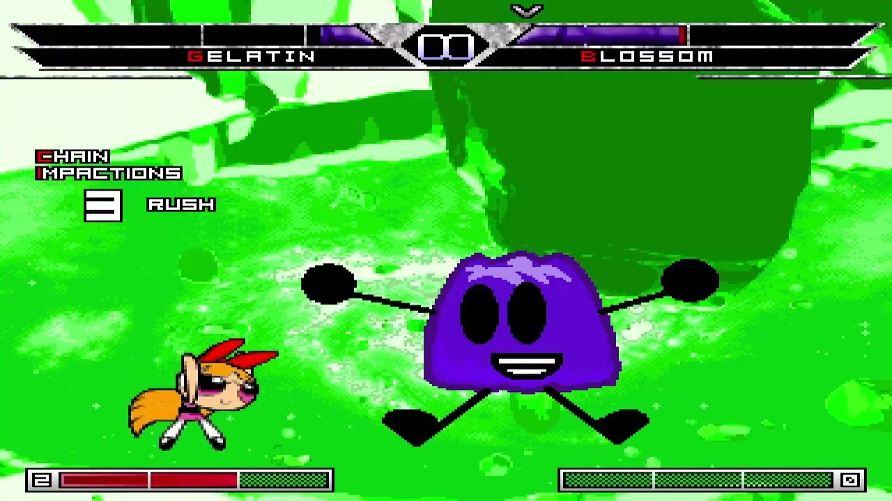 KOF MUGEN Gelatina Vs Blossom omegapsycho