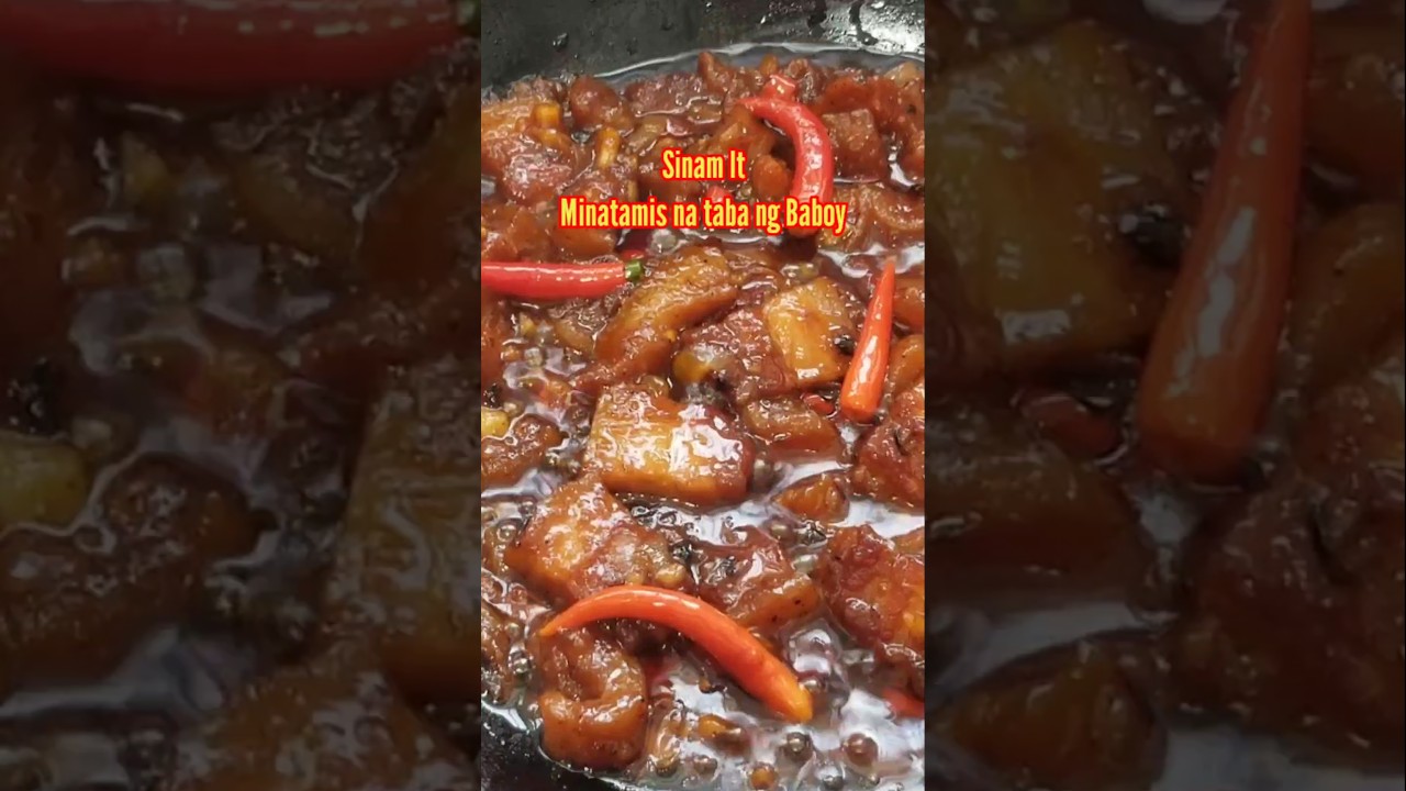 Sinam it | Minatamis - taba ng baboy