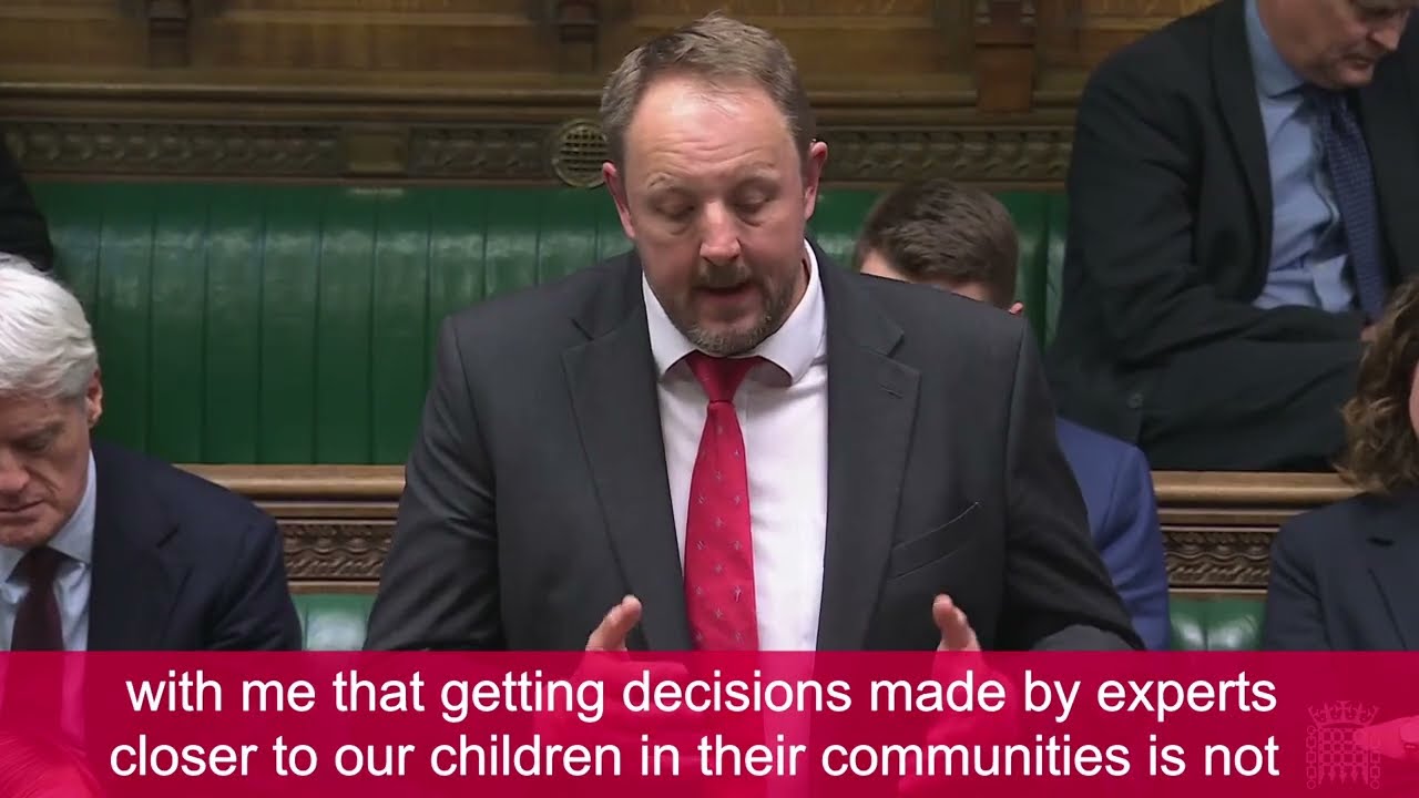 Toby Perkins MP's Question to the Education Secretary