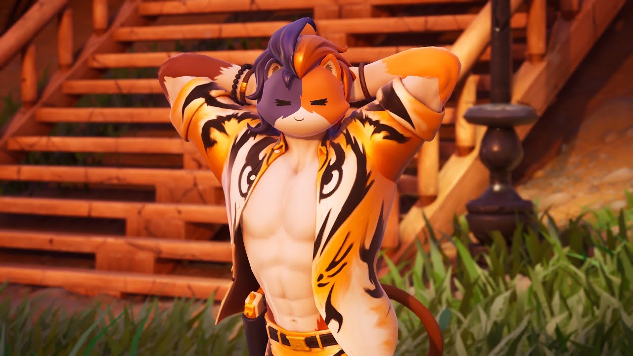 Purradise Meowscles (Furmidable Meowscles) | Fortnite CH7S1 Showcase Gameplay