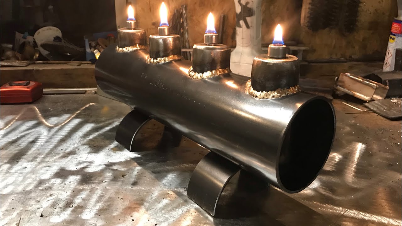 Ein Adventskranz aus Metall 🔥