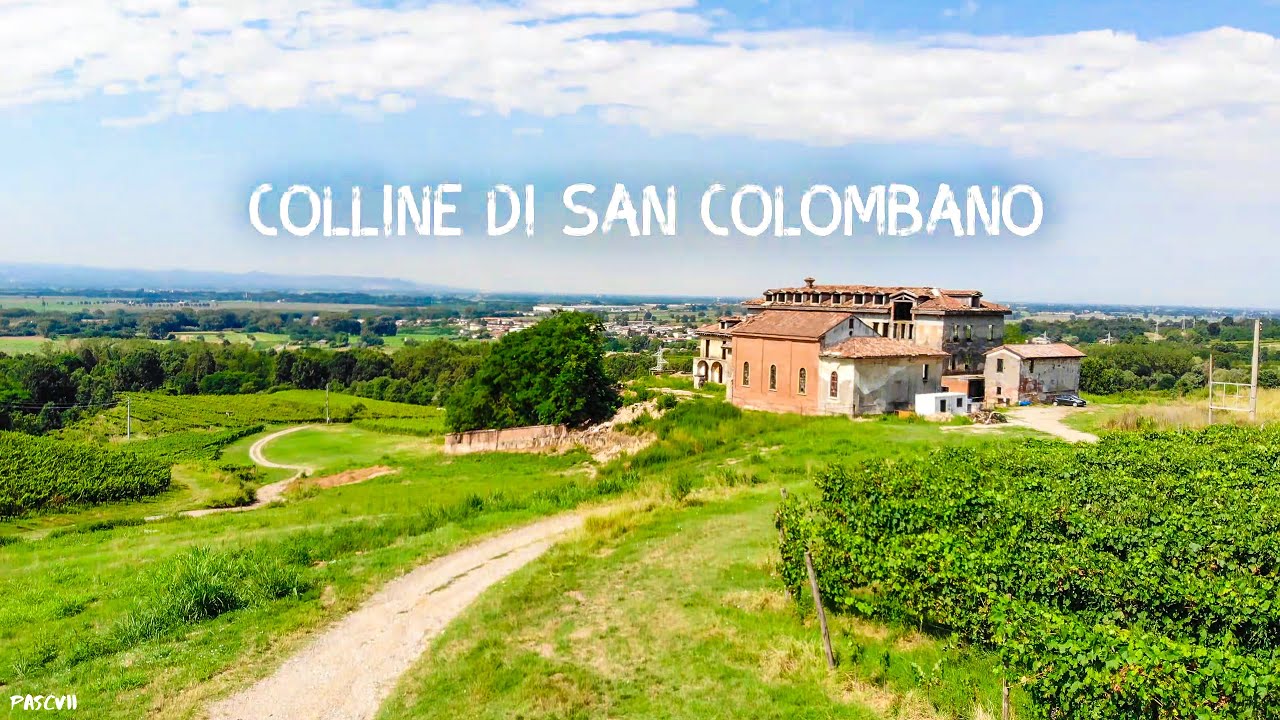 Flight over the Hills of San Colombano al Lambro - 4K