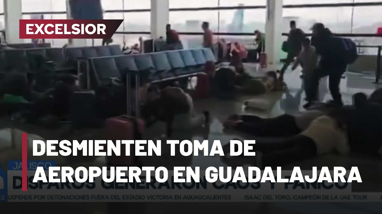 Psicosis en el aeropuerto de Guadalajara durante operativo