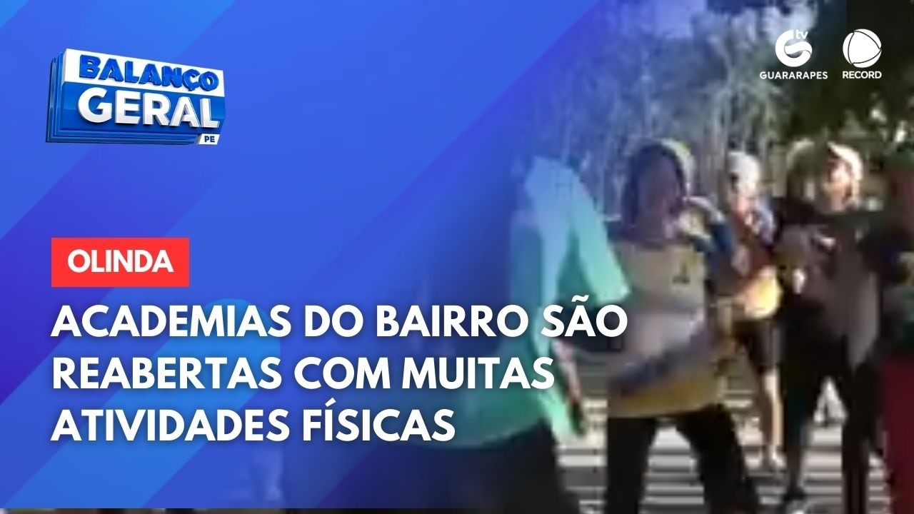 Academias do bairro são reabertas com muitas atividades físicas