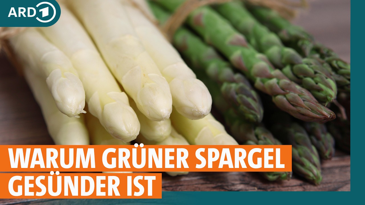 Spargel: Deshalb ist gr&uuml;ner Spargel ges&uuml;nder als wei&szlig;er I ARD Gesund
