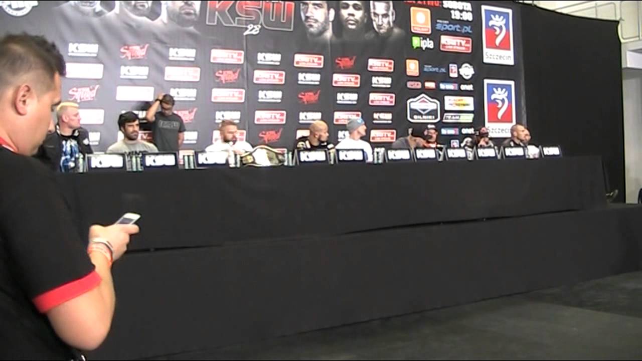 Konferencja prasowa po gali KSW 28 w Szczecinie (5.10.14)