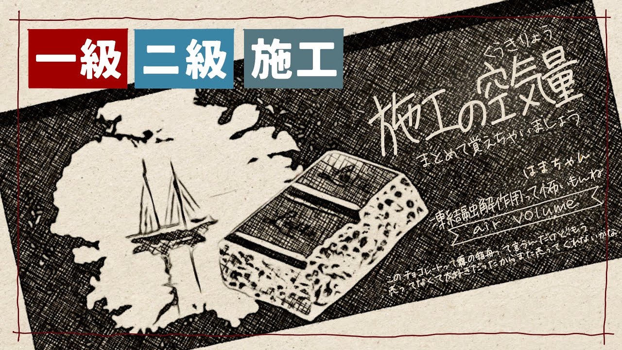 一級建築士【413】施工／コンクリートの空気量