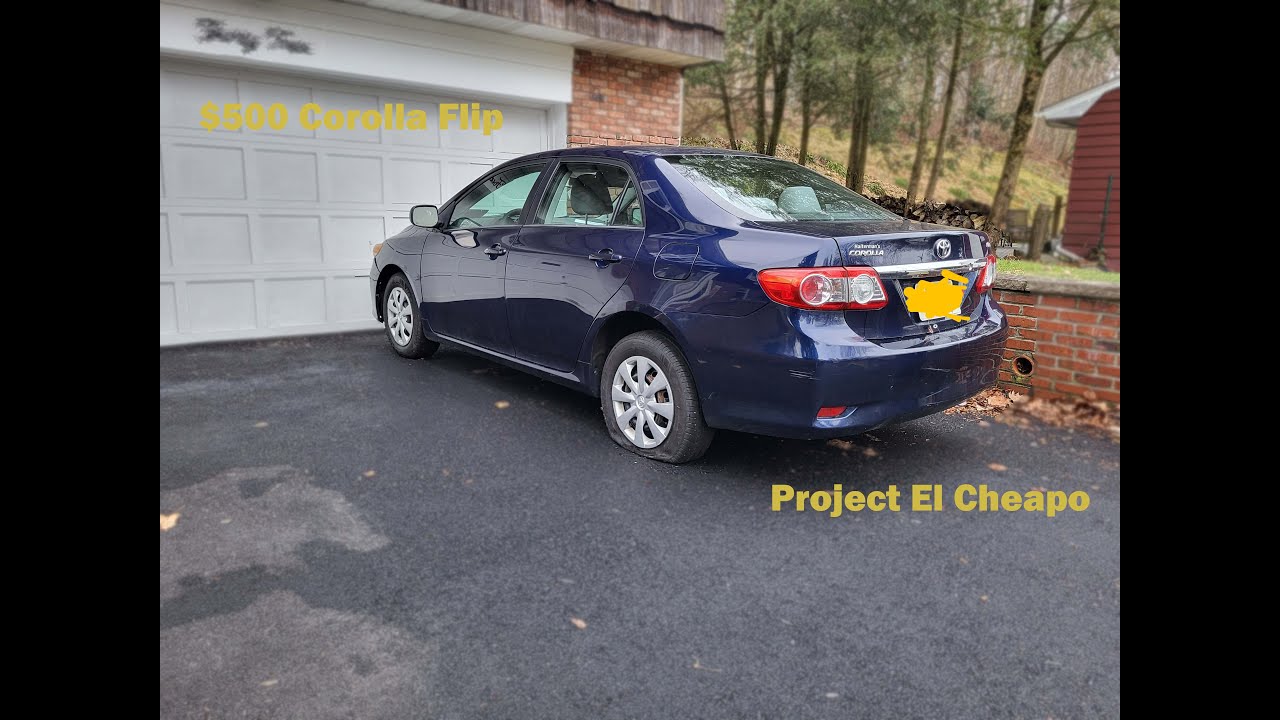$500 Toyota Corolla Flip Car | Project El Cheapo