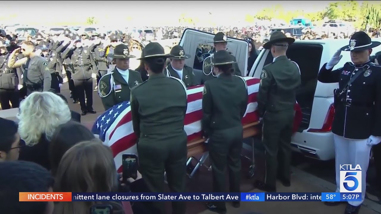 Funeral held for slain Riverside County deputy Isaiah Cordero