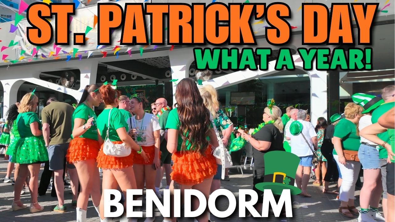 BENIDORM ST PATRICK’S DAY 2026.. THIS WAS ABSOLUTE MADNESS!! 🍀🇮🇪🤯