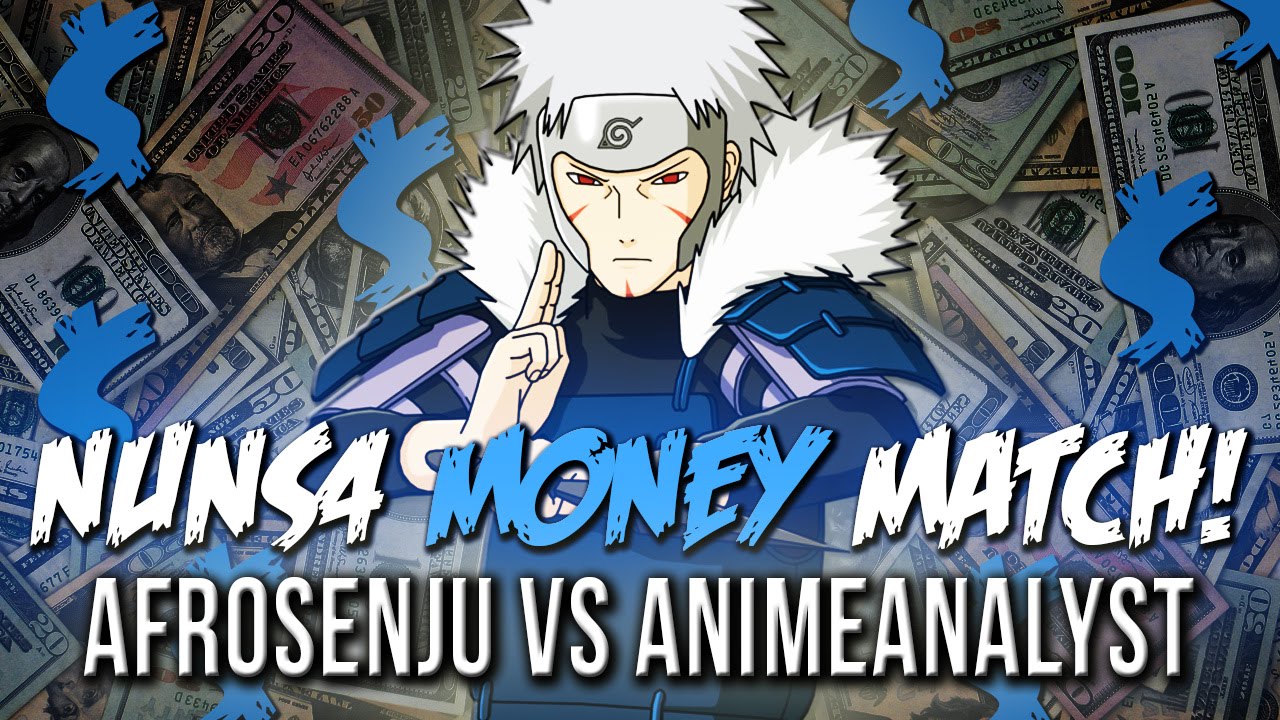 $20 MONEY MATCH! AnimeAnalyst VS AfroSenju ONLINE Player Match! | Naruto Ultimate Ninja Storm 4