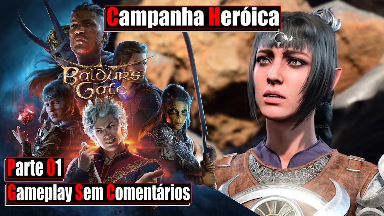 BALDUR'S GATE 3 - O IN&Iacute;CIO - HUMANO GUERREIRO/BARB&Aacute;RO | PC | Parte 01
