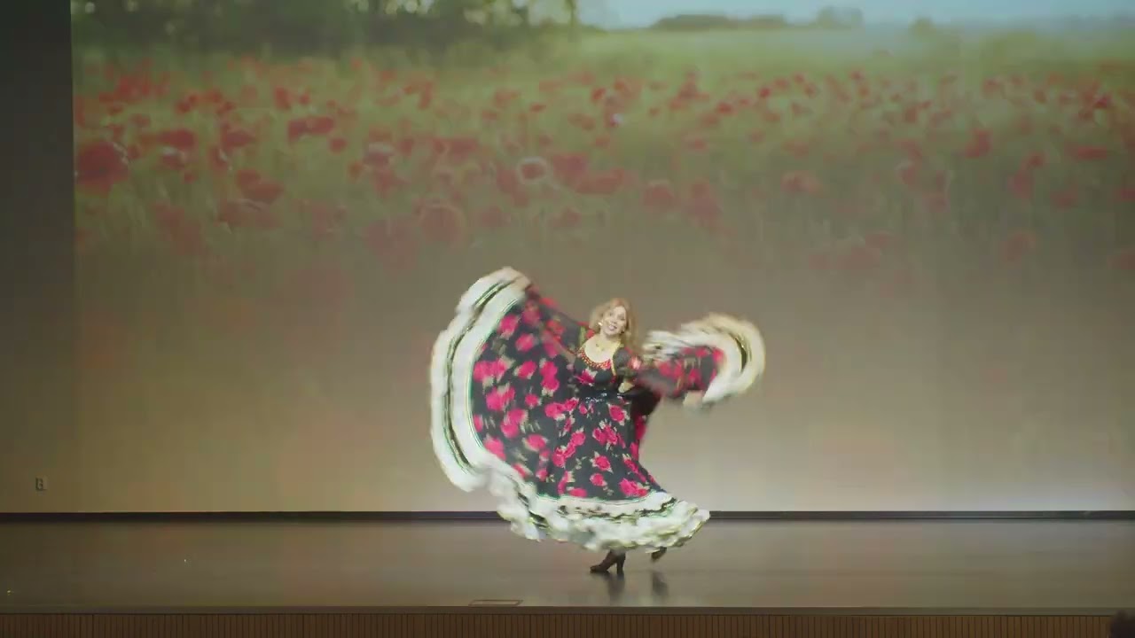 Serbianka Russian Gypsy Dance Mustlastants Цыганский танец - выступление на юбилее студии Extemp